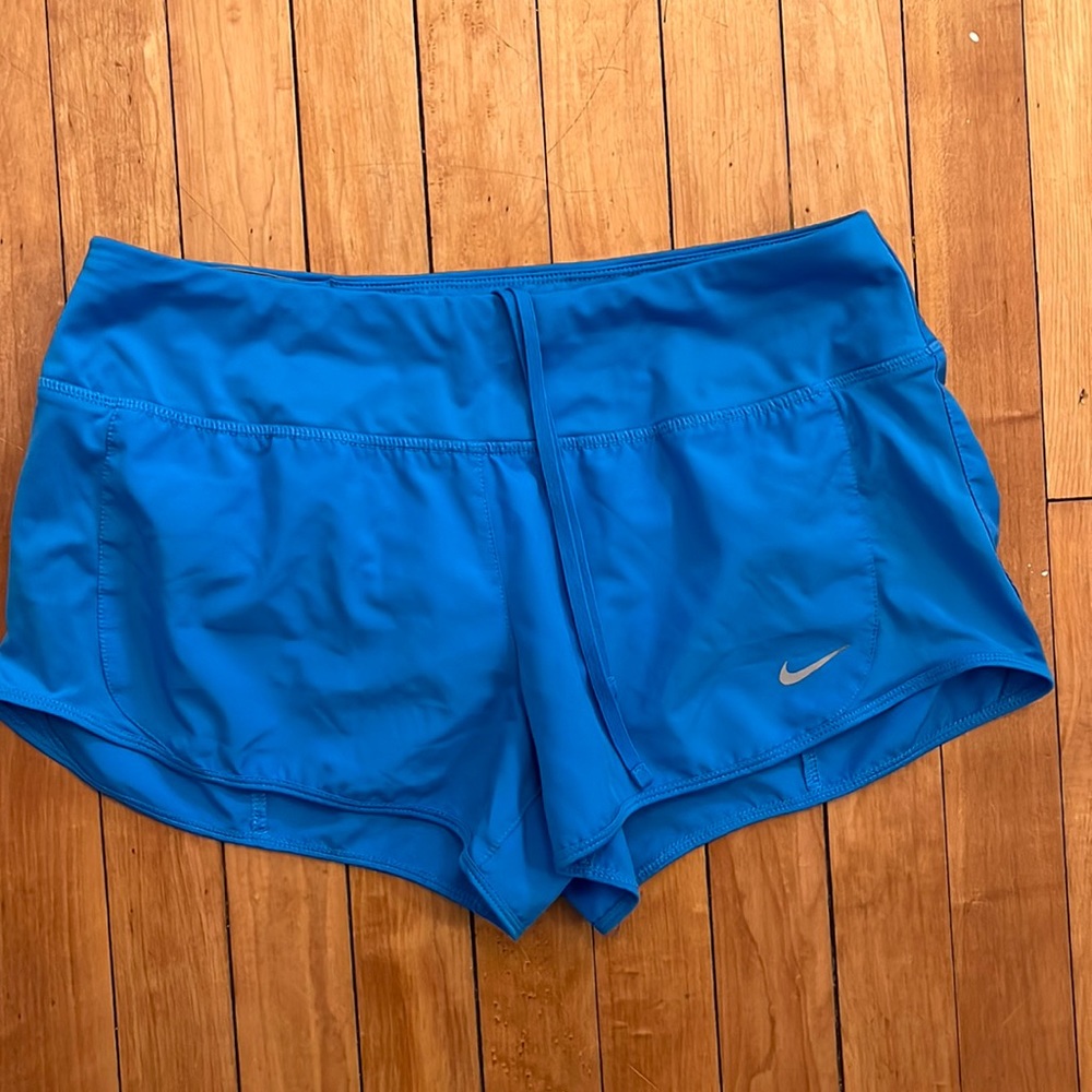 Nike blue running shorts